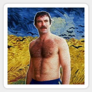 Tom Selleck Van Gogh Sticker